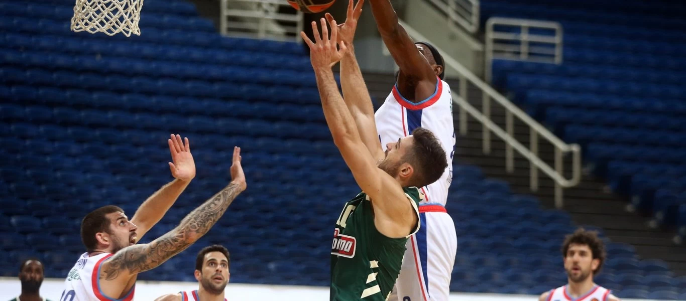 Euroleague: Ο Παναθηναϊκός έχασε (77-80) από την Εφές στο ΟΑΚΑ